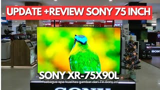 UPDATE  REVIEW SONY TV 75 INCH  SONY XR 75X90L [upl. by Brandtr]