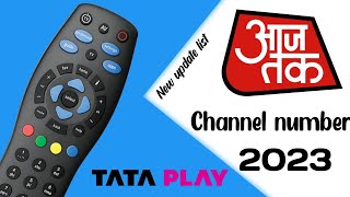 tata play aaj tak channel number  Tata sky aaj tak news channel number [upl. by Morty936]