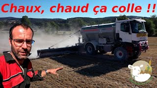 Epandage de chaux ensilage et tout le monde à lombre N°183 [upl. by Anitsyrc]