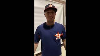 Alex Bregman Interview 101218 [upl. by Ettebab134]