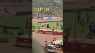 High jump World record 😱 Qatar 🇶🇦 athelete foryou shortvideo youtubeshorthighjump trackandfield [upl. by Pearson]