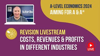 Costs Revenues and Profits  Livestream  Aiming for AA Economics 2024 [upl. by Kirch378]