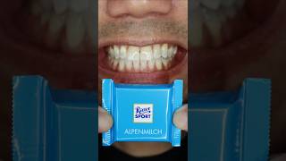 Praline Edelnugat Ritter SPORT Cubes Classic Chocolate ASMR [upl. by Nevada]