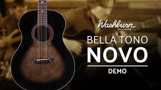 Washburn Bella Tono Novo Acoustic Guitar Demo [upl. by Enisaj811]