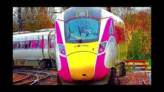 LNER Azuma 801103 departs York [upl. by Lenwood]