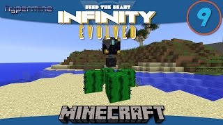 Minecraft Mods How to build an automatic cactus farm in FTB Infinity Evolved  E9 [upl. by Aneliram]