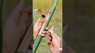 archery sword hunting bamboo bambooart bamboogun slingshots bamboocrafts shortsviral [upl. by Busby]