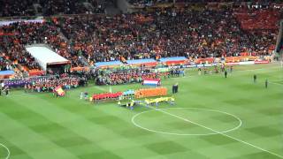 2010 World Cup Final National Anthems [upl. by Aidnis]