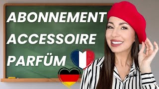 🇫🇷 🇩🇪7 wichtigste FRANZÖSISCHE WÖRTER im Deutschen übe die Aussprache amp sprich besser auf Deutsch [upl. by Aliber]