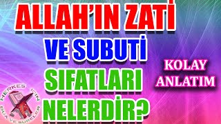 Allahın zati ve subuti sıfatları nelerdir Herkes için [upl. by Auohp]