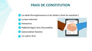 comptabilité des société parti 2 Frais de constitution [upl. by Maletta]