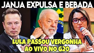 JANJA É EXPULSA E PODE ATÉ SER PR€SA LULA PASSA VERG0NHA NO G20 KKK [upl. by Osmo]