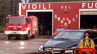 Vigili Del Fuoco prima partenza FIRE RESPONDING [upl. by Everson]