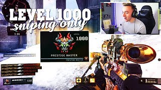 So I Unlocked LEVEL 1000 by SNIPING ONLY [upl. by Darcie]