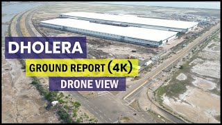 Dholera Latest Ground Report Drone view 4K dholerasmartcity [upl. by Hasseman]