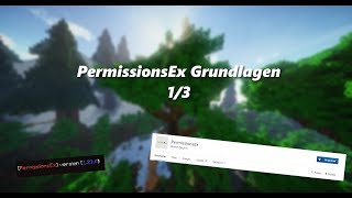 PermissionsEx Grundlagen  Pex Tutorial 13 [upl. by Enneirda506]