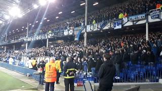 EvertonAtalanta Tifosi 23112017 [upl. by Sivrat]