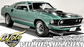 1969 Ford Mustang Mach 1 for sale at Volo Auto Museum V20002 [upl. by Chelsy]