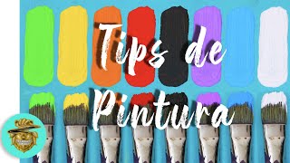 10 Tips ESCENCIALES para EMPEZAR a pintar con ACRÍLICOS [upl. by Ffirahs267]