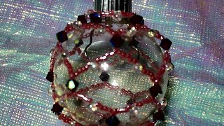 Beaded glass bulb ornaments [upl. by Durrett682]