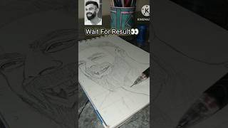 😱Wait For End 👀 👑King Kolhi Drawing ✨ art trending drawing ytshorts shorts shortsfeed [upl. by Mariellen]