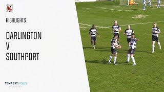 Highlights Darlington v Southport [upl. by Oralee]