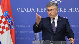 Andrej Plenković komentirao incident na Markovom trgu [upl. by Ahsikram]