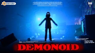 Demonoid Trailer 4K  Blender Animated Horror Short Film [upl. by Ettenirt414]