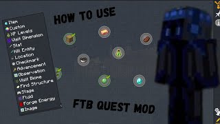 How To Create Quests in the FTB QUEST MOD Tutorial 1 [upl. by Marni]