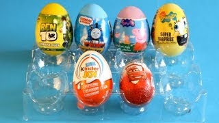 New Kinder MARVEL Eggs with Super Heroes  Star Wars Egg and The Lego Movie​​​ [upl. by Linden606]