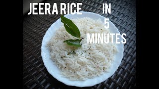 Jeera Rice recipe How to Make Perfect Jeera RiceFlavoured Cumin Rice in 5 Minutes [upl. by Ikkim]