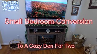 Small Bedroom Conversion To A Cozy Den For Two [upl. by Wasson]