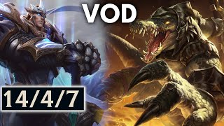 Garen vs Renekton  high elo SoloQ patch 1417  Erislash VODs [upl. by Aimo]