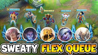 WE GOT SWEATY IN THIS FLEX QUEUE FRIDAY GAME 100 WINRATE MUST GO ON [upl. by Mcleod]