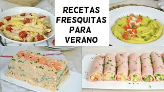 4 Recetas para verano ¡fáciles fresquitas y deliciosas [upl. by Iormina241]