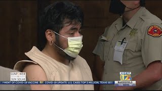 Man charged with kidnapping raping and murdering 13yearold Bakersfield girl [upl. by Anisor607]