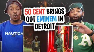 TRETV REACTS TO  50 Cent brings out Eminem in Detroit for quotPatiently Waitingquot amp quot Sep 17 2023 [upl. by Attelliw]