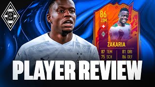 FIFA 22 DIE BESTE ERSPIELBARE KARTE ZAKARIA HEADLINER PLAYER REVIEW [upl. by Nahn]