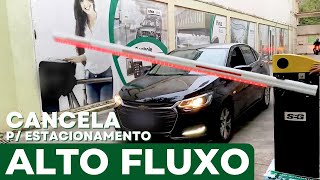 Cancela Automática para Estacionamentos com ALTO FLUXO  CANCELA INTENSE BLDC SEG [upl. by Ahsilrac]