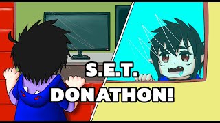 SET DONATHON nggak tau mo ngapain Random ajah Vtuber ID vertical shorts short [upl. by Ahselak]