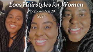 Locs Hairstyles for Women  Locs Are Professional amp Versatile [upl. by Esilehs]