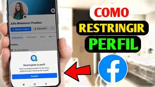 ✅ Como restringir mi perfil en facebook 2024 [upl. by Popelka]