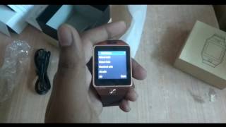 Unboxing and Overview of DZ09 SmartwatchHindiUrdu [upl. by Aimej]