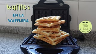 Cómo Usar La WAFFLERA  Waffles dulcessalados [upl. by Aveer990]