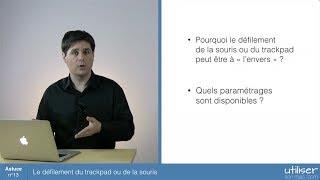 Astuce 13  Le défilement du trackpad ou de la souris [upl. by Ellak]