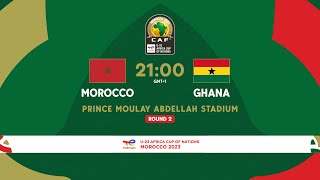 Morocco VS Ghana  TotalEnergies AFCONU23 2023  MD2 [upl. by Ynelram]