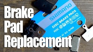 Shimano Disc Brake Pads  When and How to Replace  Hydraulic Brakes Maintenance [upl. by Hamish]