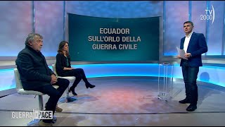 Guerra e Pace Tv2000 10 gennaio 2024  Ecuador Ucraina e Medio Oriente [upl. by Tihor]