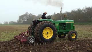 John Deere 5020 cultivating 611 [upl. by Ziladnerb777]