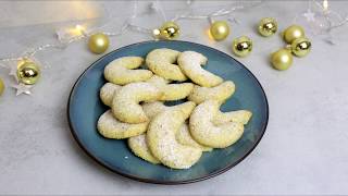 Vanillekipferl leicht lecker blitzschnell WeihnachtenPlätzchen [upl. by Enamrahc137]